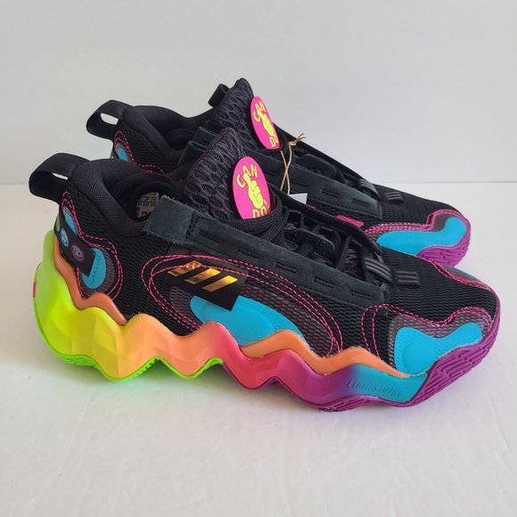 NEW Adidas Womens Exhibit B Candace Parker Basketball Shoes GZ9565 Size 10 Black - Picture 3 of 8